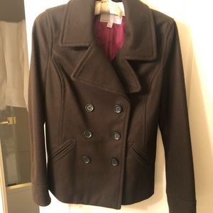 Dark Brown Peacoat